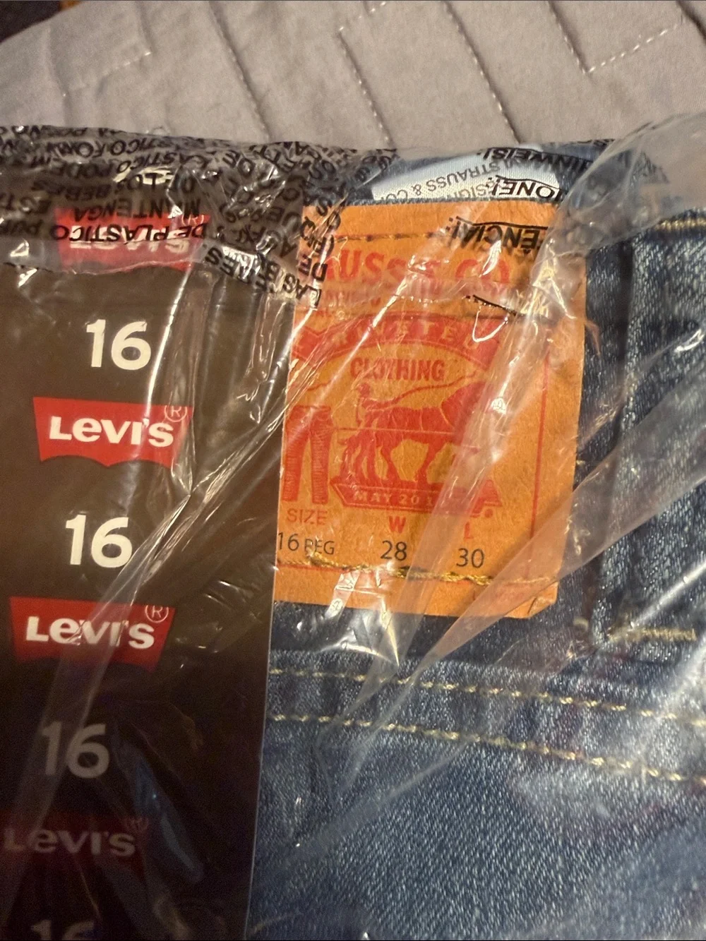 Levi's Kids Slim Jeans in Indigo Blue